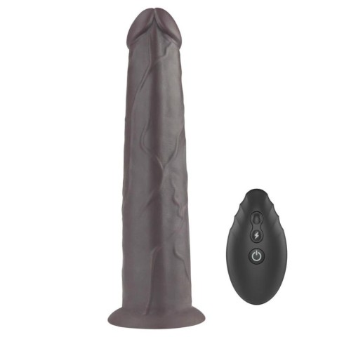Pagina 3 - Vibratoare Realistice, Vibrator Realistic Cu Rotatii Dual Layered Silicone Rotator, Brun, 20.5 Cm, pasiune.ro