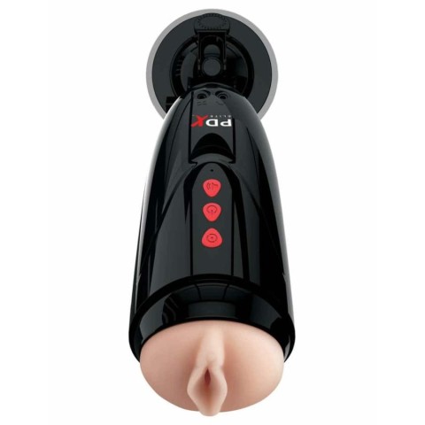 Pipedream - PDX Elite, Masturbator Cu Vibratii Si Functie Audio Dirty Talk Starter Stroker, pasiune.ro