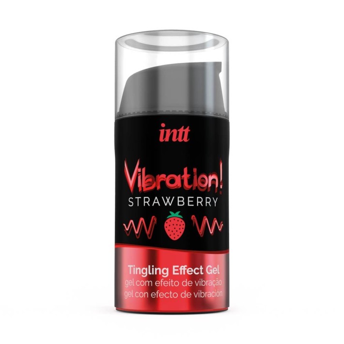 Gel Stimulant Cu Aroma Capsune Vibration, 15 Ml 2