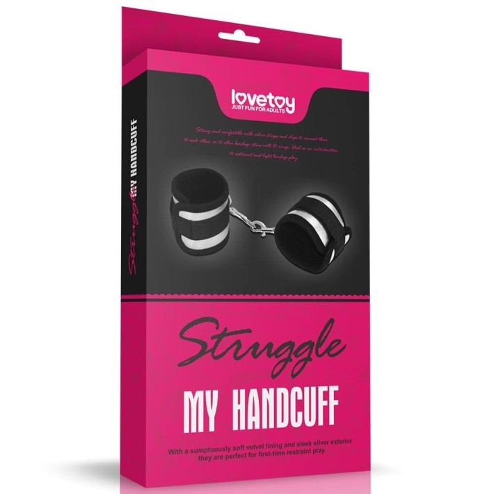 Catuse Pentru Incheieturi Struggle My Handcuff, Argintiu 4