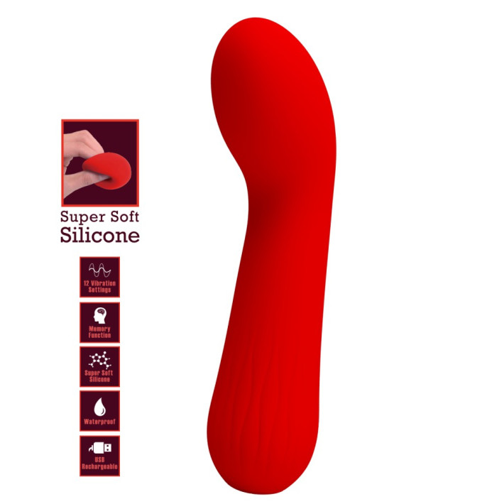 Vibrator Punctul G Faun, Rosu, 15 Cm 6