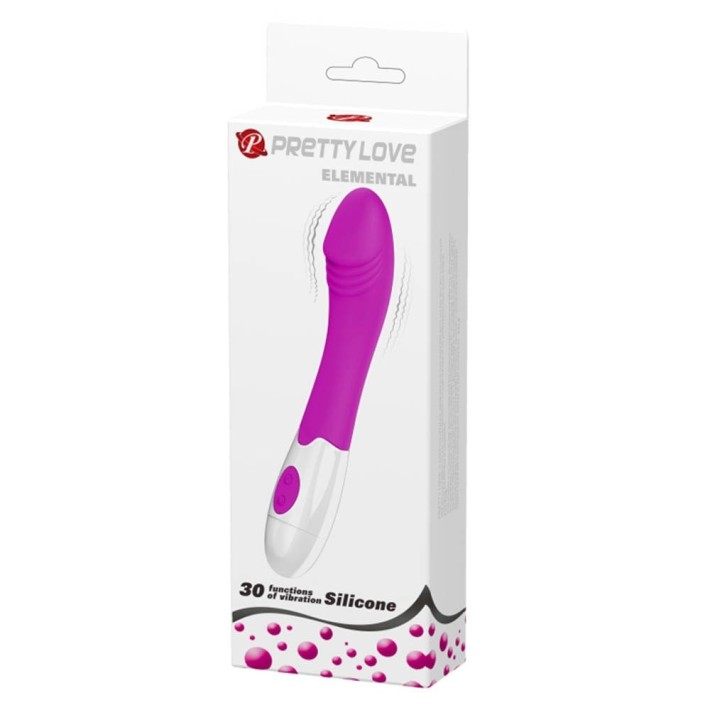 Vibrator Punctul G Elemental, Violet, 19 Cm 5