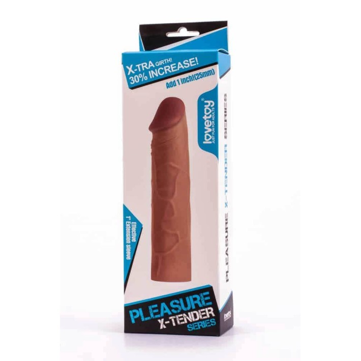 Extensie/manson Penis Pleasure X-tender, Natural, +2.5 Cm 4