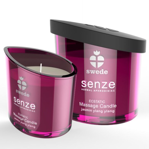 ulei, Candela Masaj Senze Ecstatic - Iasomie, Ylang Ylang, pasiune.ro