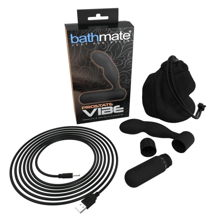 Vibrator Anal Prostate Vibe, Negru, 8.5 Cm 2