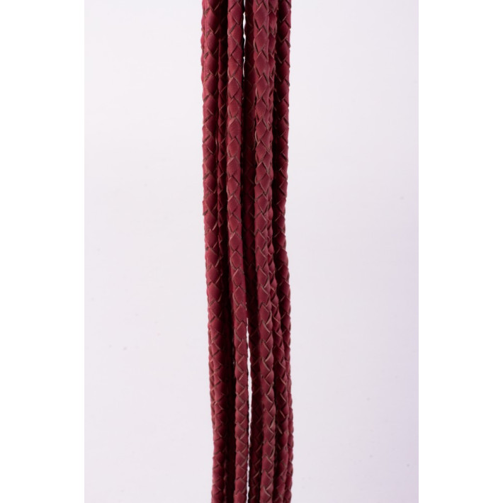 Kid Handle Kid Leather Braided Tails Pink_b15o25_3 5