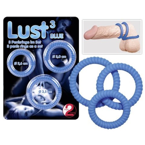 Pagina 2 - Inele Penis, Set 3 Inele Pentru Penis Lust Cock Ring, pasiune.ro