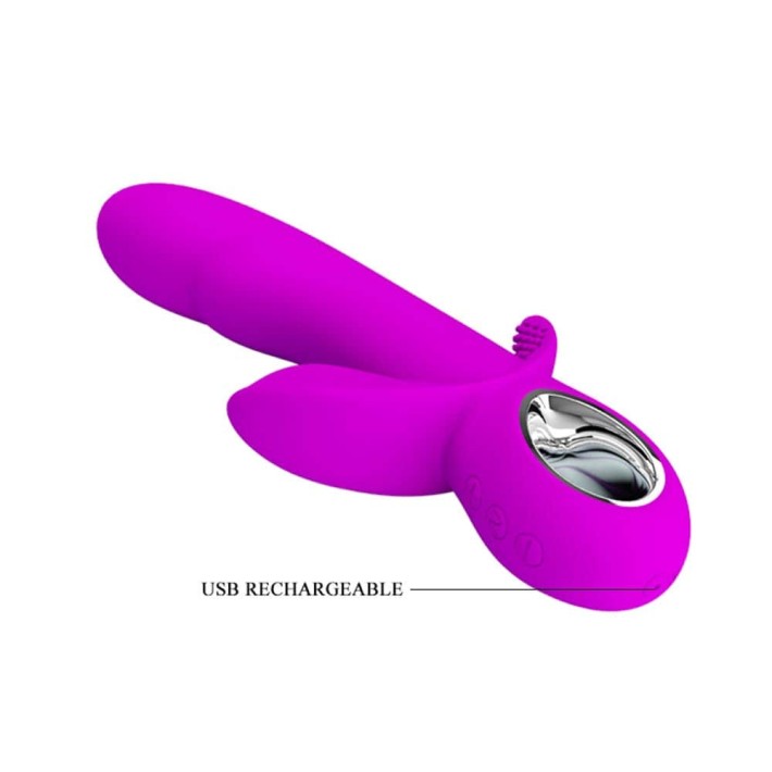 Vibrator Rabbit Humphray, Violet, 16.5 Cm 7