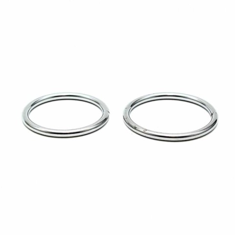 inele, Set 2 Inele Penis Metalice Silver, pasiune.ro