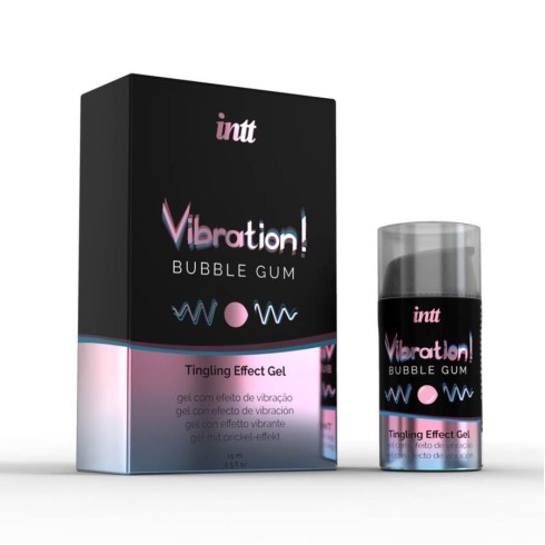 gel, Gel Stimulant Cu Aroma Bubble Gum Vibration, 15 Ml, pasiune.ro