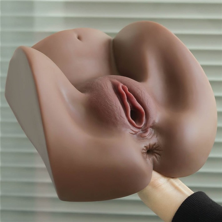 Masturbator 2-in-1 Vagin+anus Streetgirls 2, Brun 3