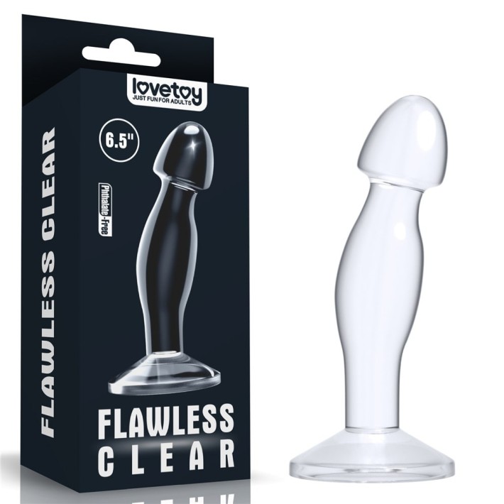 Dop Anal Flawless Clear, Transparent, 16.5 Cm 6