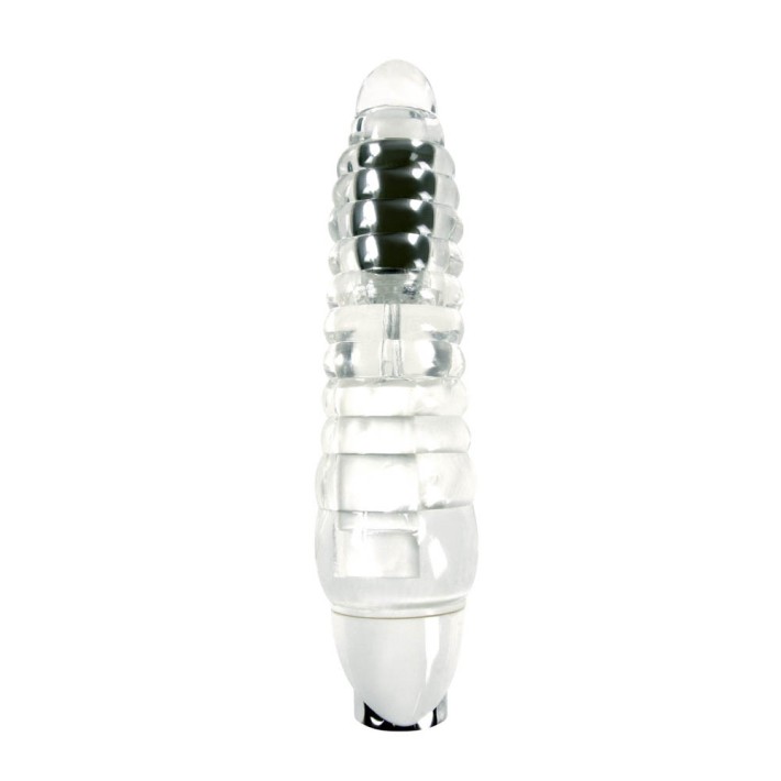 Vibrator Lucidity: Aurora Light-up Vibe, Transparent, 19 Cm 2