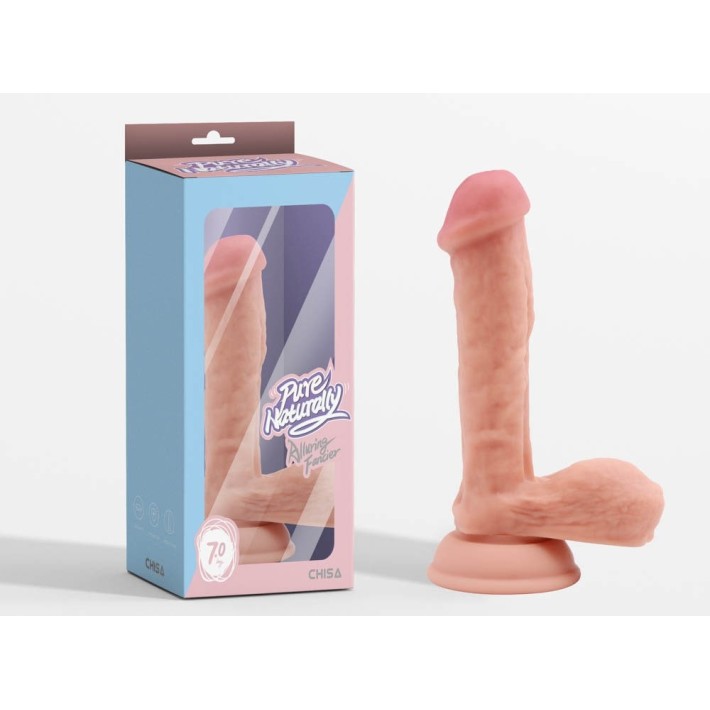 Dildo Clasic Alluring Fancier, Natural, 18 Cm 2