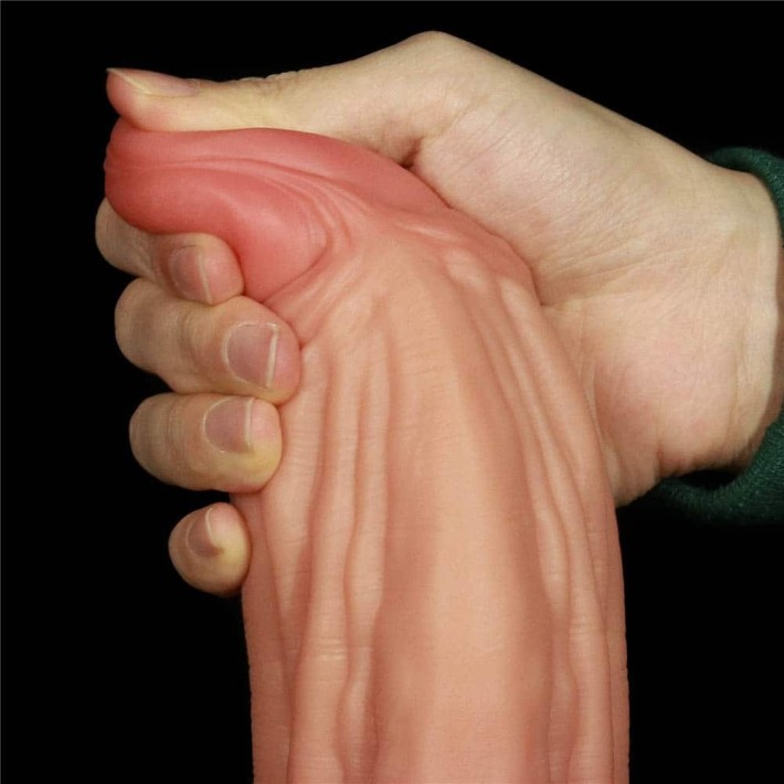 Dildo Clasic Cu Ventuza Nature Cock, Natural, 24.5 Cm 5