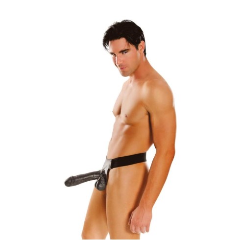 extensie, Strap-on/extensie Penis Big Daddy, Negru, 25 Cm, pasiune.ro