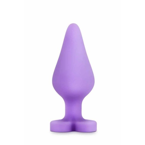 heart, Dop Anal Naughtier Candy Heart Fuck Me, Mov, 10 Cm, pasiune.ro