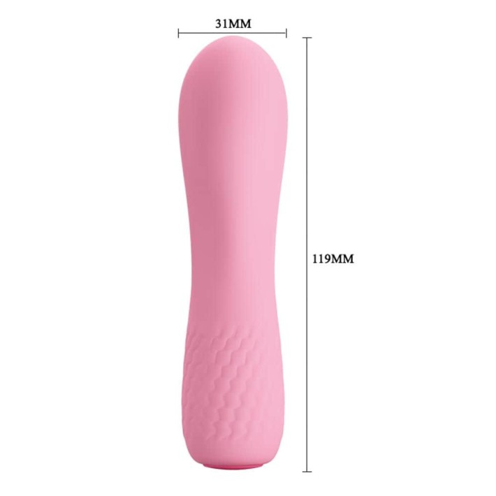 Vibrator Alice, Roz Deschis, 12 Cm 11