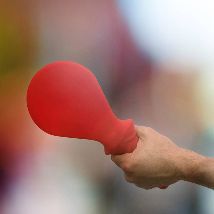 Dildo Cu Maner Padela BÜck Dich, Rosu 3