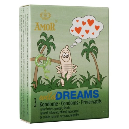 amor, Prezervative Amor Wild Dreams, 3 Buc., pasiune.ro
