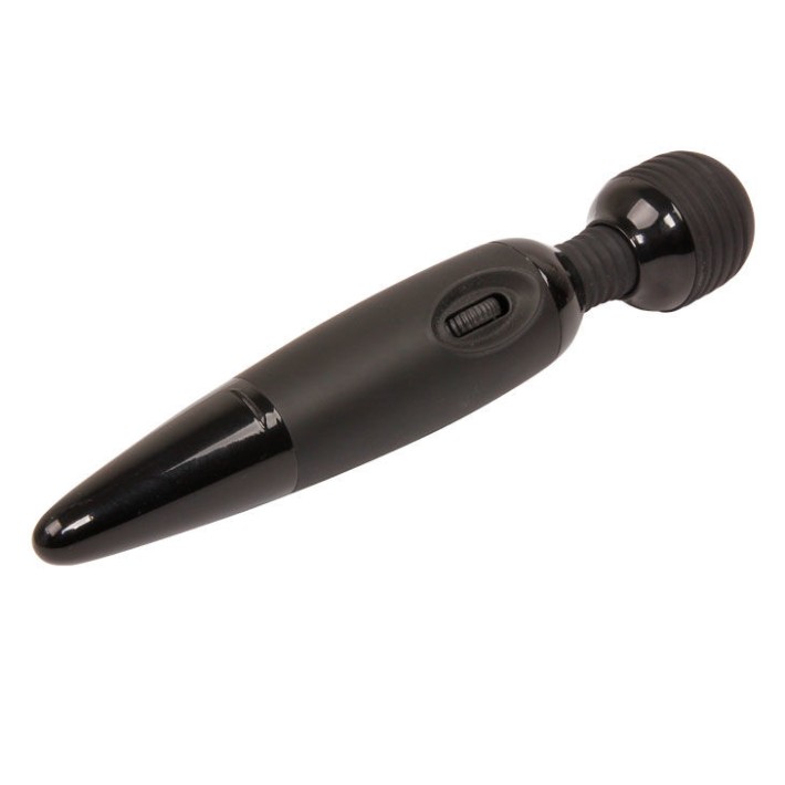 Vibrator Bagheta Power Wand, Negru, 25 Cm 2