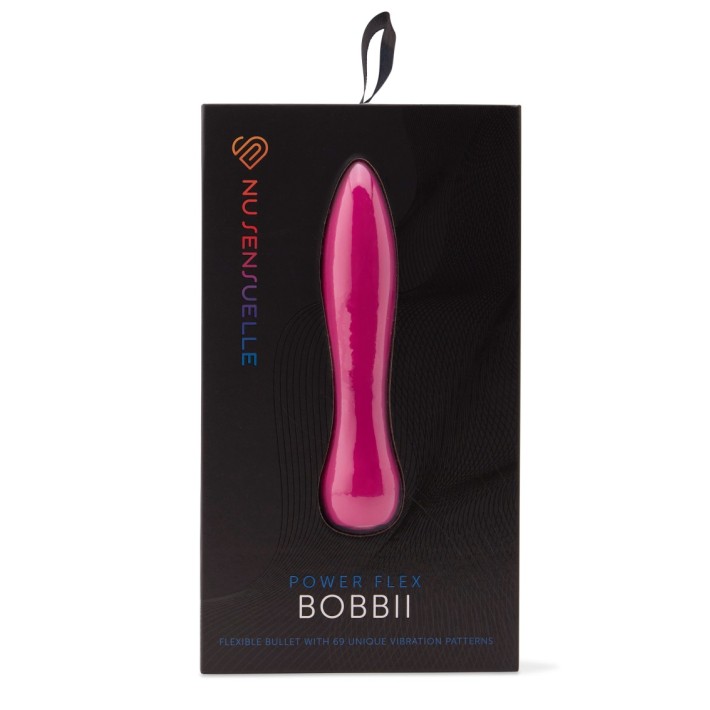 Glont Vibrator Bobbii Power Flex Rosu 3