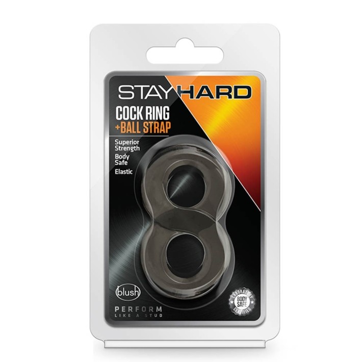 Inel Penis Si Testicule Stay Hard, Negru 5