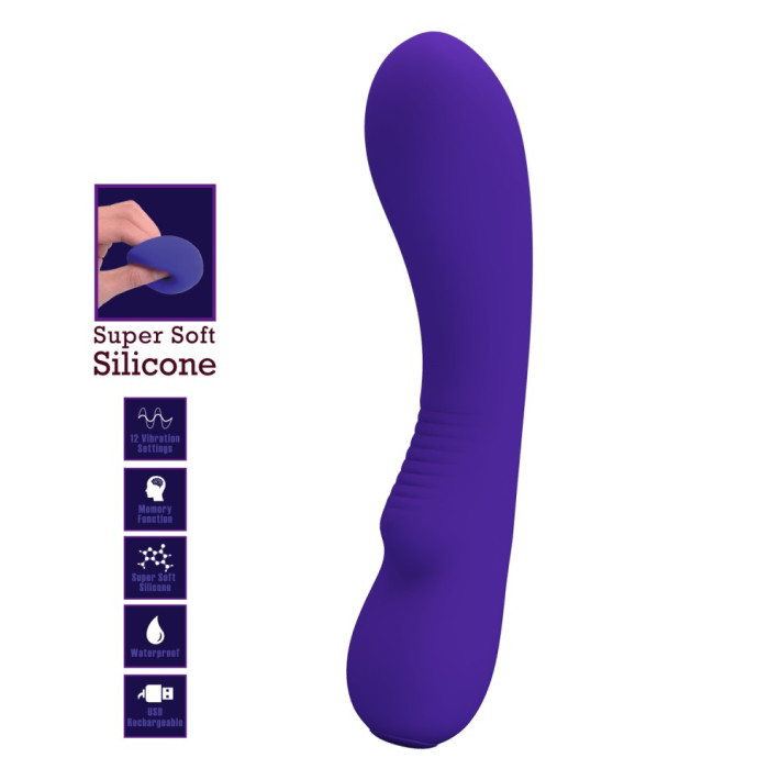 Vibrator Punctul G Matt, Indigo, 19 Cm 5