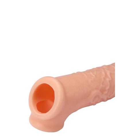 Mansoane penis, Extensie/manson Penis Cu Inel Testicule, Natural, 16.5 Cm, pasiune.ro
