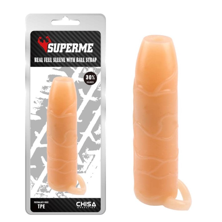Extensie/manson Penis Superme Real Feel, Natural, 18 Cm 2