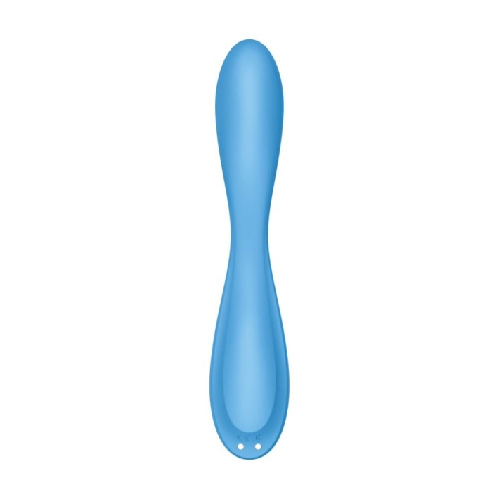 Vibrator G-spot Flex 4+, Albastru, 19 Cm 4