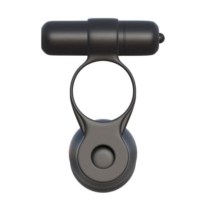 Dildo Cu Vibratii Posable Partner Double Penetrator, Negru, 13 Cm 4