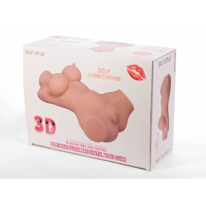 Masturbator 2-in-1 Double Hole 3d Ii 6