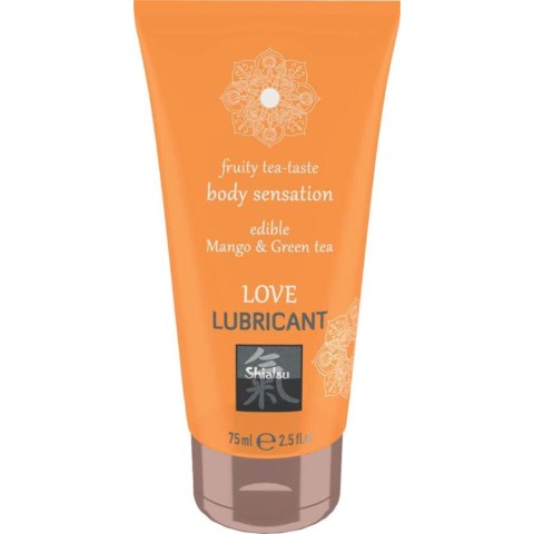 Shiatsu, Lubrifiant Comestibil - Mango + Ceai Verde, 75 Ml, pasiune.ro