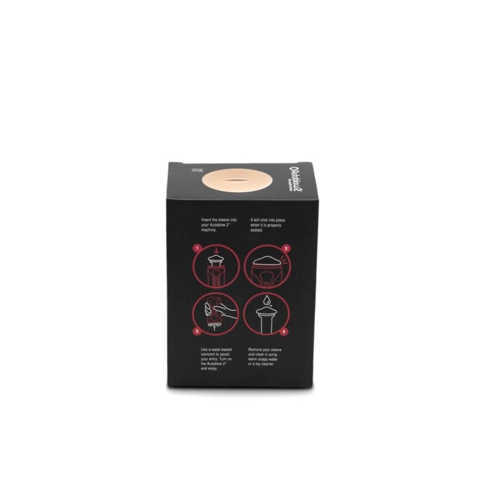 Manson Gura Pentru Masturbator Autoblow 2 Mouth Sleeve C, Bej 2