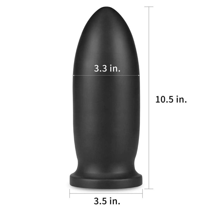 Dop Anal Xxl King Size Bomber, Negru, 22.8  Cm 5