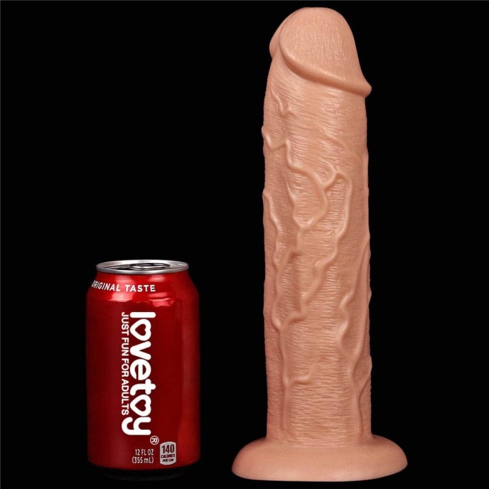 Vibrator Realistic King-size, Natural, 28 Cm 5