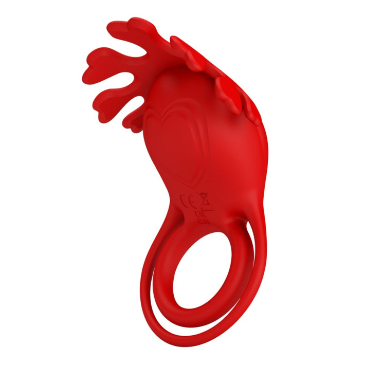 Inel Penis Cu Vibratii Ruben, Rosu 3