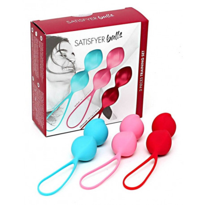 Set 3 Bile Vaginale Duble, Multicolor 3