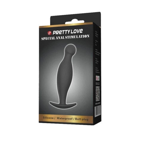 Pretty Love, Dop Anal Special Stimulation, Negru, 11.5 Cm, pasiune.ro