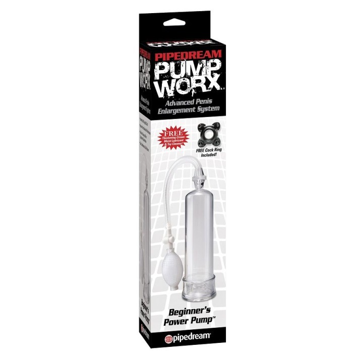 Pompa Penis Pentru Incepatori Beginners Power Pump, Transparent 2