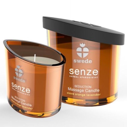 ulei, Candela Masaj Senze Seduction - Cuisoare, Portocala, Lavanda, pasiune.ro