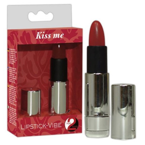 you2toys, Glont Vibrator Kiss Me, Argintiu, 8.5 Cm, pasiune.ro
