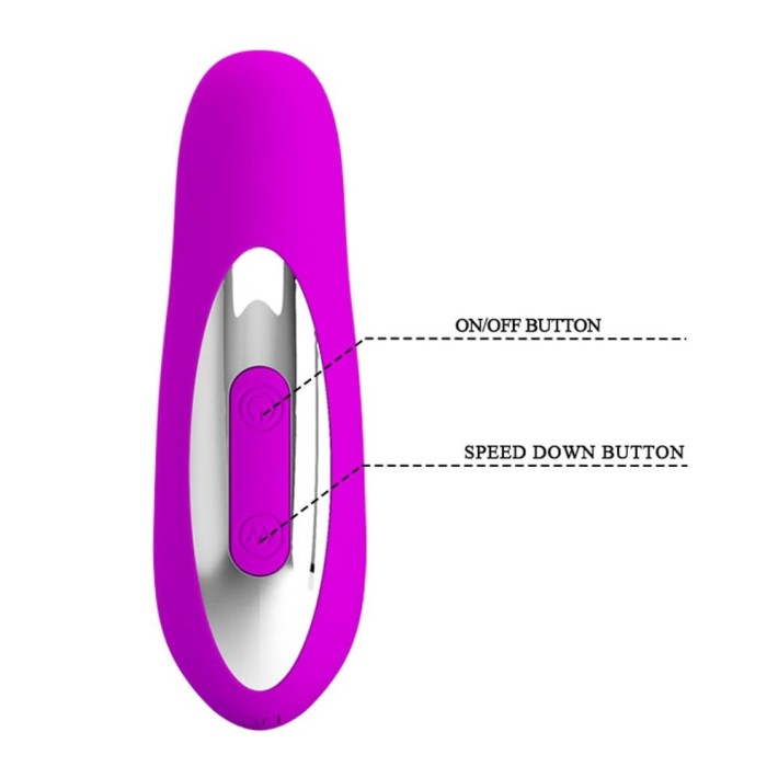 Vibrator Anal Piper, Violet, 11.5 Cm 2