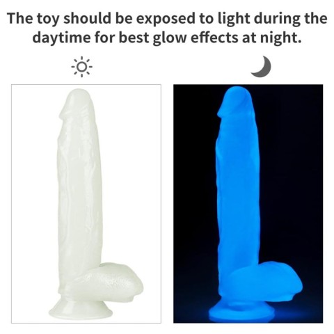 Pagina 6 - Dildouri Realistice, Dildo Clasic Fosforescent Lumino Play, Alb, 25 Cm, pasiune.ro