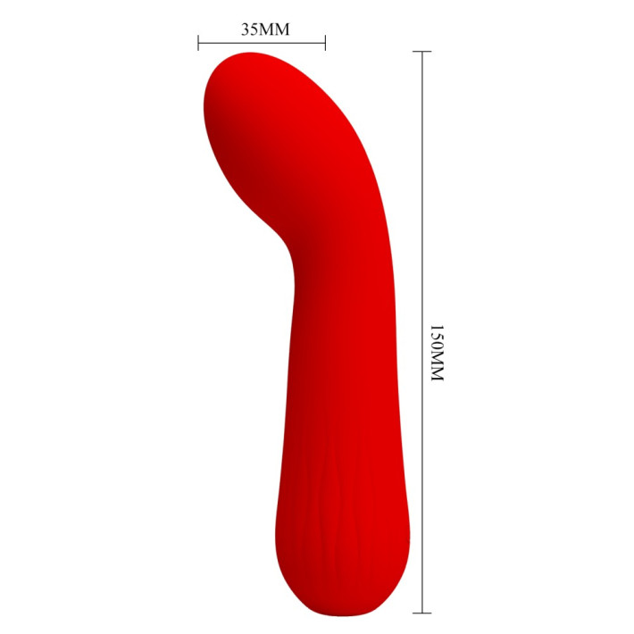 Vibrator Punctul G Faun, Rosu, 15 Cm 11