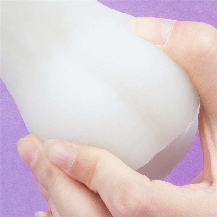Dildo Fantezie Fosforescent Lumino Play, Alb, 19 Cm 4