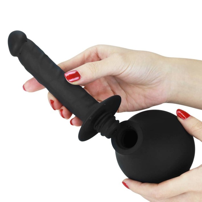 Irigator Intim Bondage Fetish Deluxe Douche, Negru 5