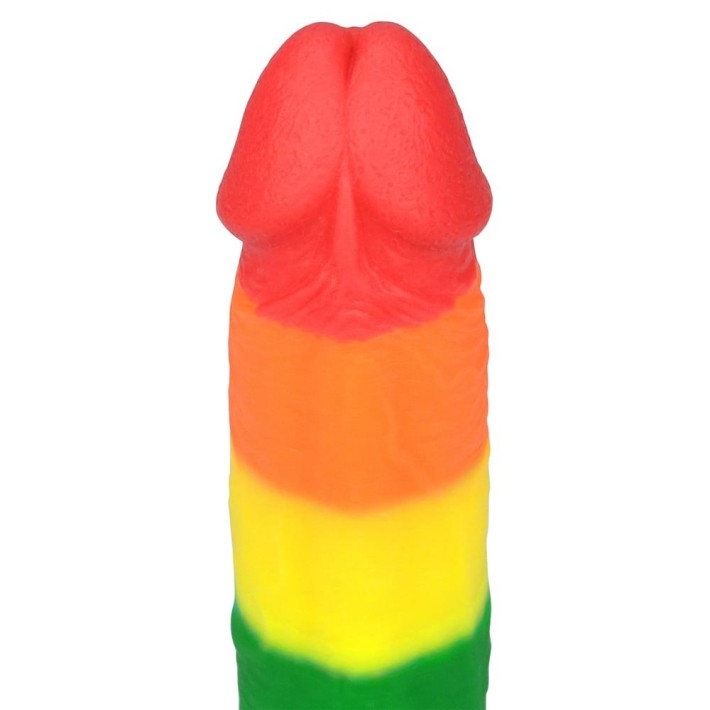 Dildo Clasic Cu Ventuza Prider, Multicolor, 22.5 Cm 5
