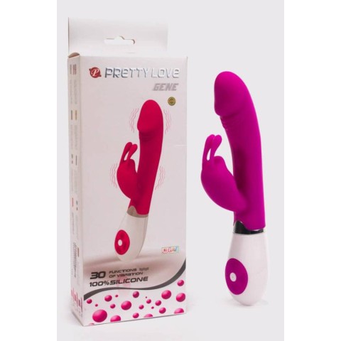 Vibratoare Speciale, Vibrator Rabbit Gene, Violet, 20 Cm, pasiune.ro